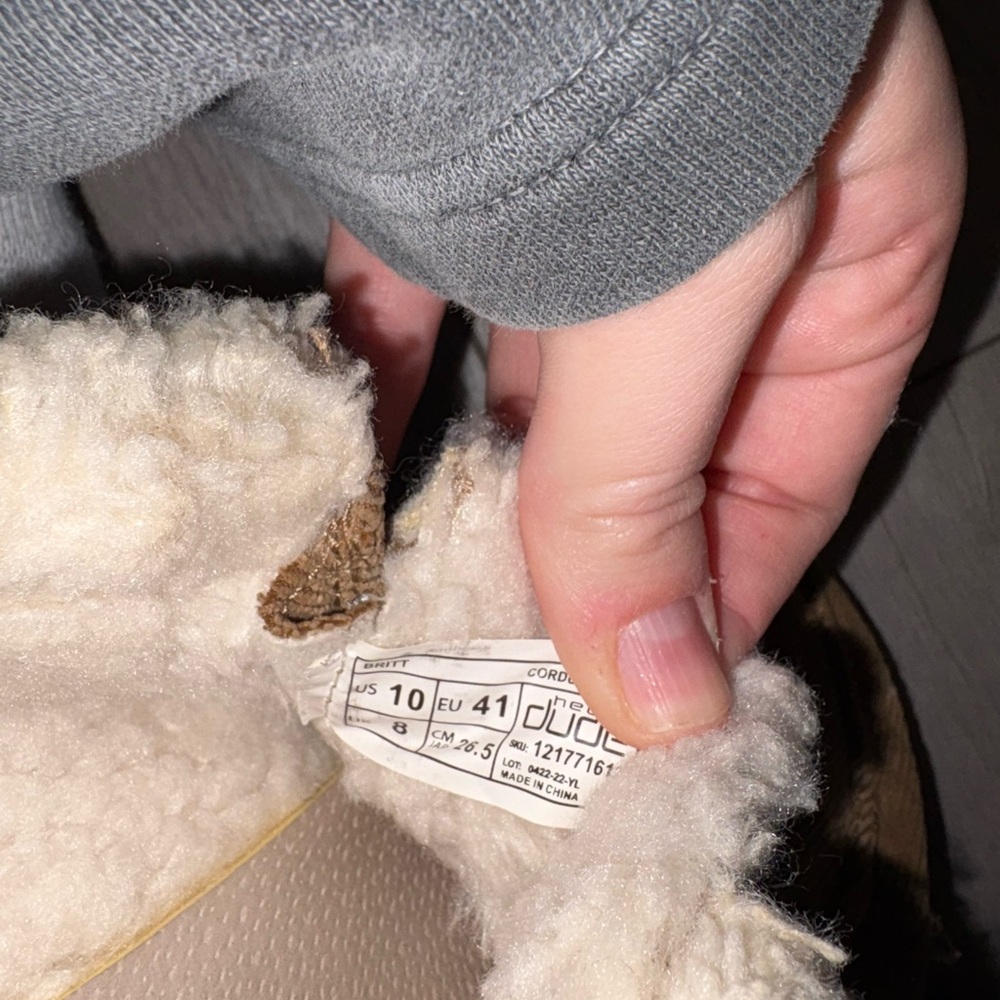 Hey Dude Women's Tan Corduroy Shoes - Picture 3 of 3